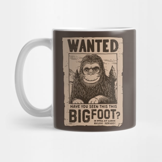 Elusive Legend: Bigfoot Wanted by GoshWow®